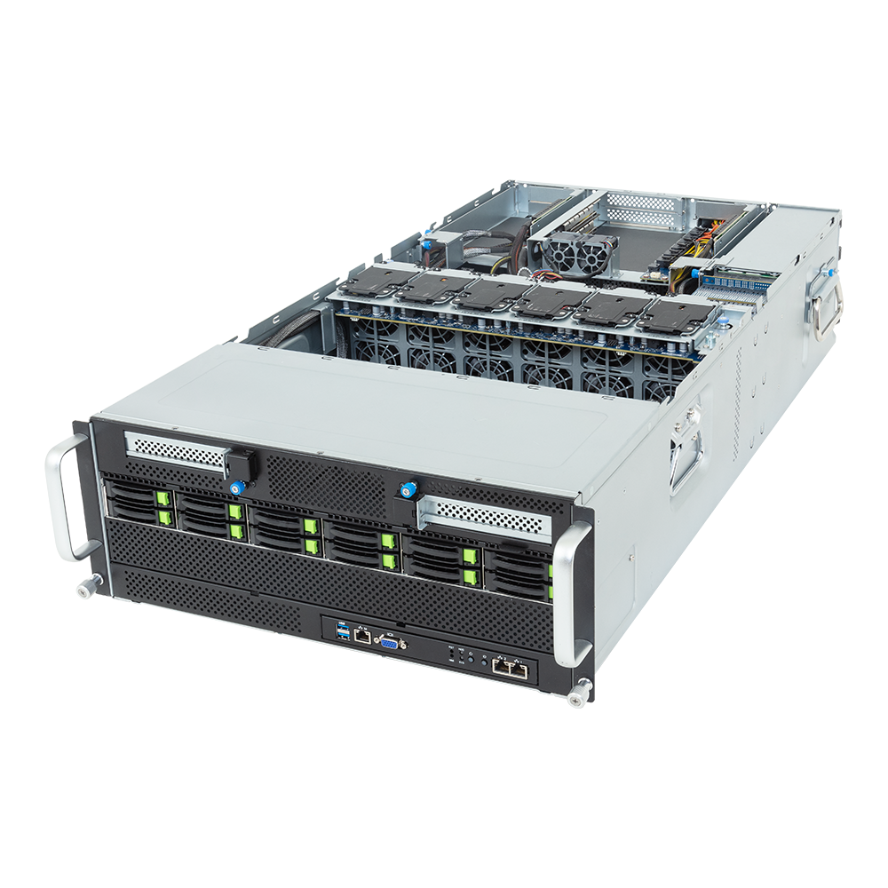Supports up to 8 x Dual slot Gen5 GPUs